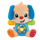 Fisher-Price Learning Fun Dog, Cuddly Toy Blue/Light Brown Jfd20