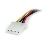 Startech Cable De Alimentacion Molex(H)  A Sata(M) 0.15m