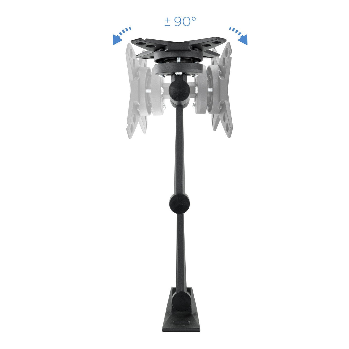 Tooq Soporte De Pared Con Brazo Articulado Para Tv De 13"-27" - Giratorio E Inclinable - Gestion De Cables - Peso Max