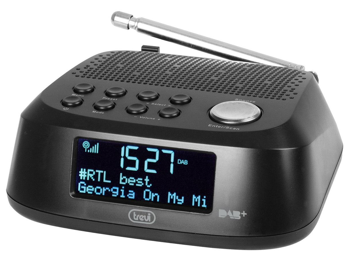 Radio Despertador Trevi Rc80d4 Negro