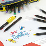 Milan Rotuladores Punta Pincel Estuche De 24 C/Surtidos