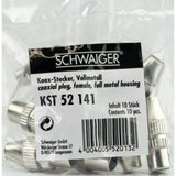 Schwaiger Koax Meckhchse Iec, Vollmetall