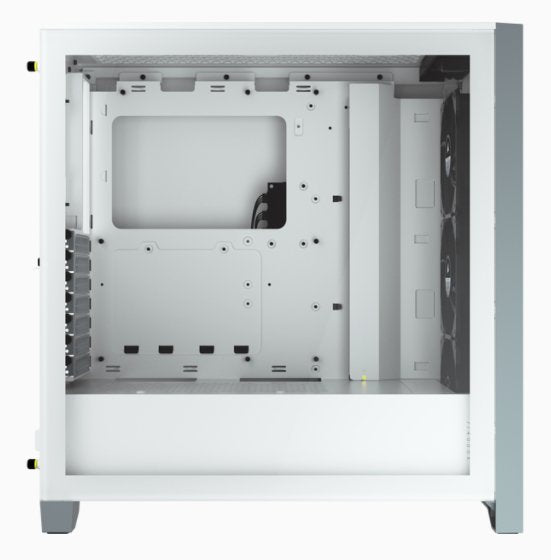 Caja Pc Corsair Icue 4000x Rgb Tempered Glass Blanca Cc-9011205-Ww Corsair Icue 4000x Rgb, Midi Tower, Pc, De Plástico, Acero, Vidrio Templado, Blanco, Atx, Juego