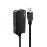 Lindy Usb 3.0 Active Extension Hub Pro 4 Puertos 10m