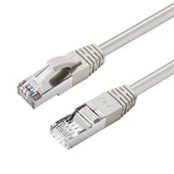 Cat6a S/Ftp 10m Grey Lszh Shielded Network Cable, Lszh,