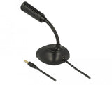 Delock Micrófono De Condensador Omnidireccional Jack 3,5 Mm Estéreo