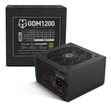 EAN 8436587976087 - NOX Hummer GDM 1200W GOLD unidad de fuente de alimentación 20+4 pin ATX ATX Negro imagen 9