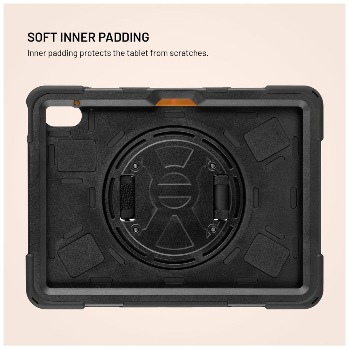 Fixed Rugged Tab Case For Apple Ipad 10,9" 11", Black
