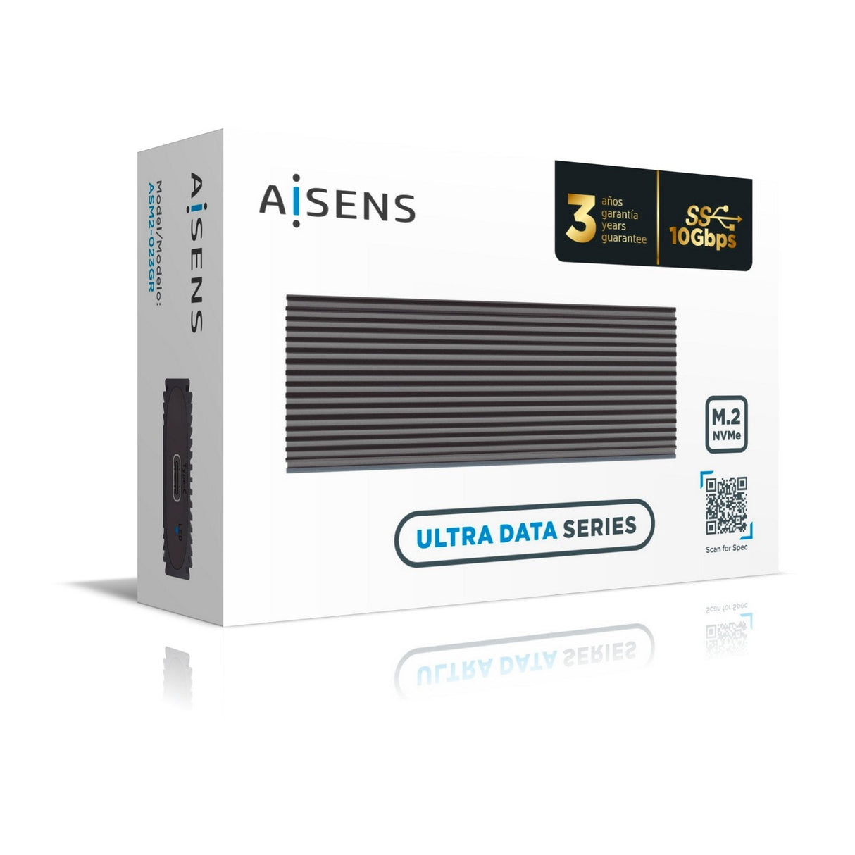 EAN 8436574707854 - AISENS ASM2-023GR caja para disco duro externo Caja externa para unidad de estado sólido (SSD) imagen 5