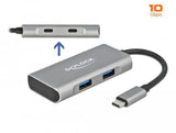 EAN 4043619632602 - DeLOCK 63260 hub de interfaz USB 3.2 Gen 2 (3.1 Gen 2) Type-C 10000 Mbit/s Gris imagen 2