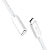 Logilink Usb 2.0 Type-C Cable, C M To C F, 480 Mbps, 100w, Blanco, 2 M