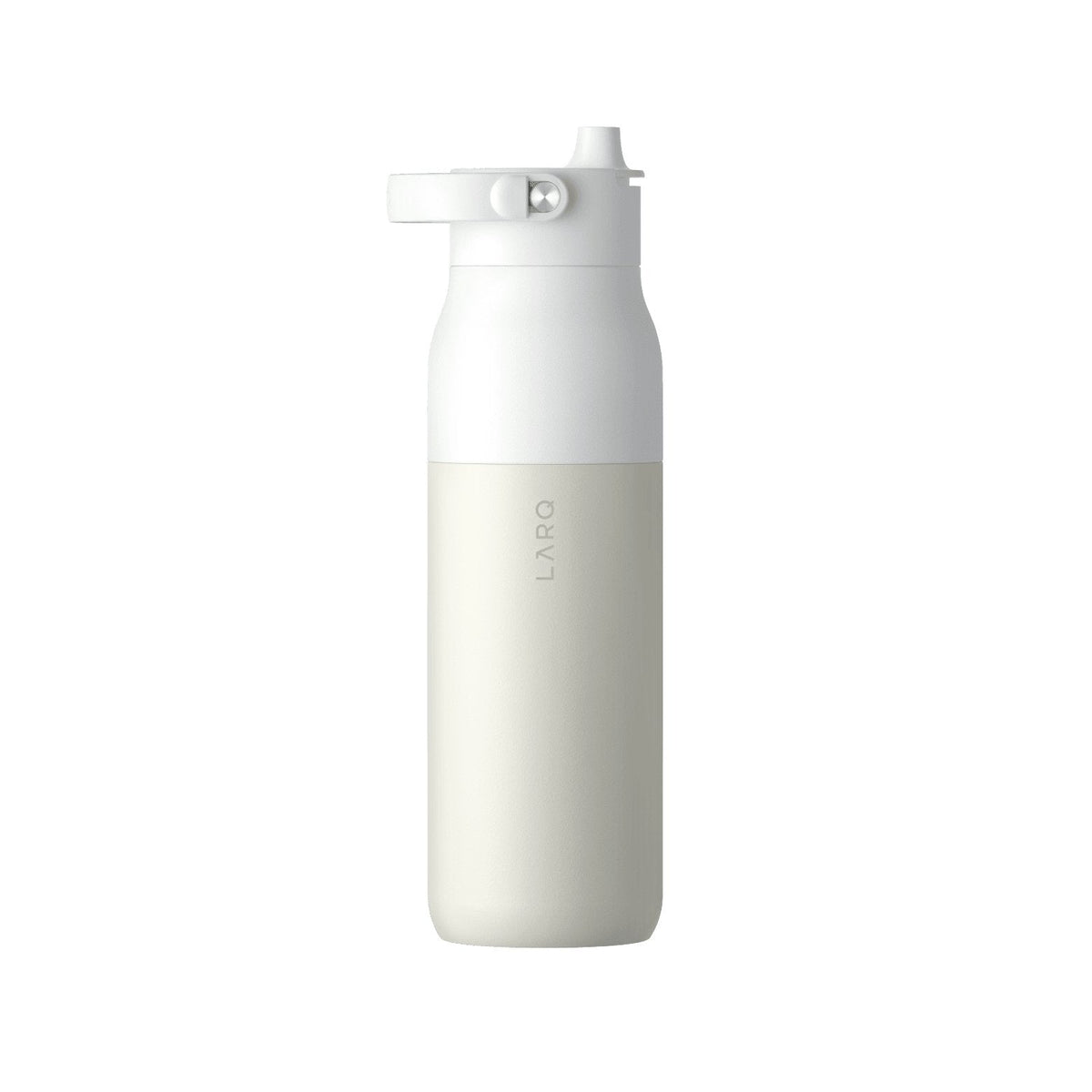 Larq Purevis 2 Uso Diario, Fitness, Senderismo, Deportes 1000 Ml Acero Inoxidable Beige, Blanco