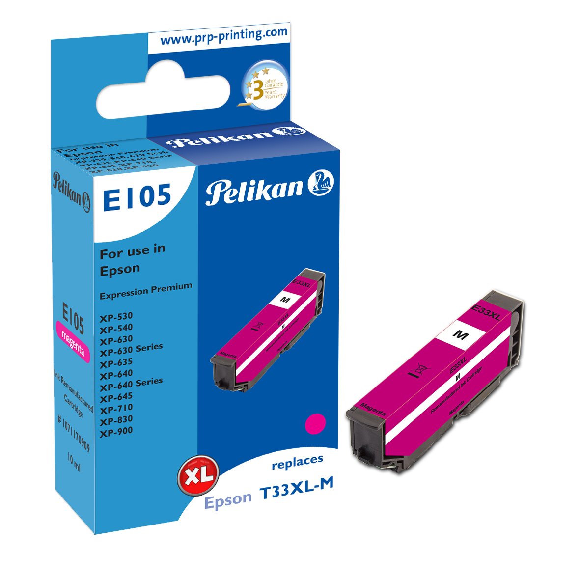 Pelikan Tinte Für Epson T335340 Magenta - 33xl