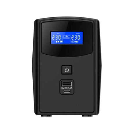 EAN 5605922011933 - Phasak PH 7308 sistema de alimentación ininterrumpida (UPS) Línea interactiva 0,8 kVA 480 W 2 salidas AC imagen 2