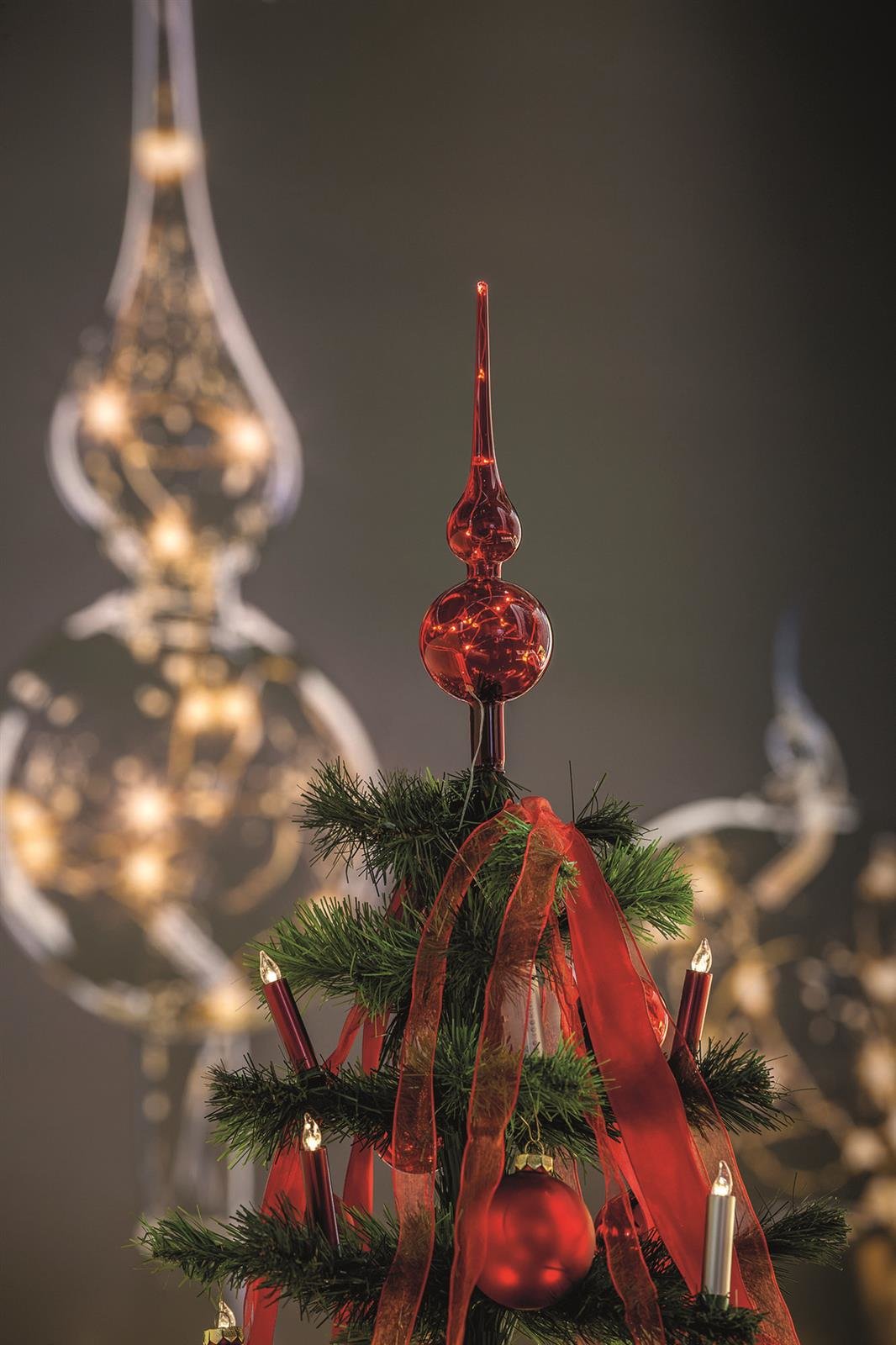 EAN 4011972760324 - Krinner 76032 adorno navideño Adorno para árbol de navidad Vidrio Rojo, Transparente 1 pieza(s) imagen 2