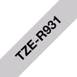 EAN 4977766802383 - Brother TZE-R931 cinta para impresora de etiquetas Negro sobre plata imagen 1