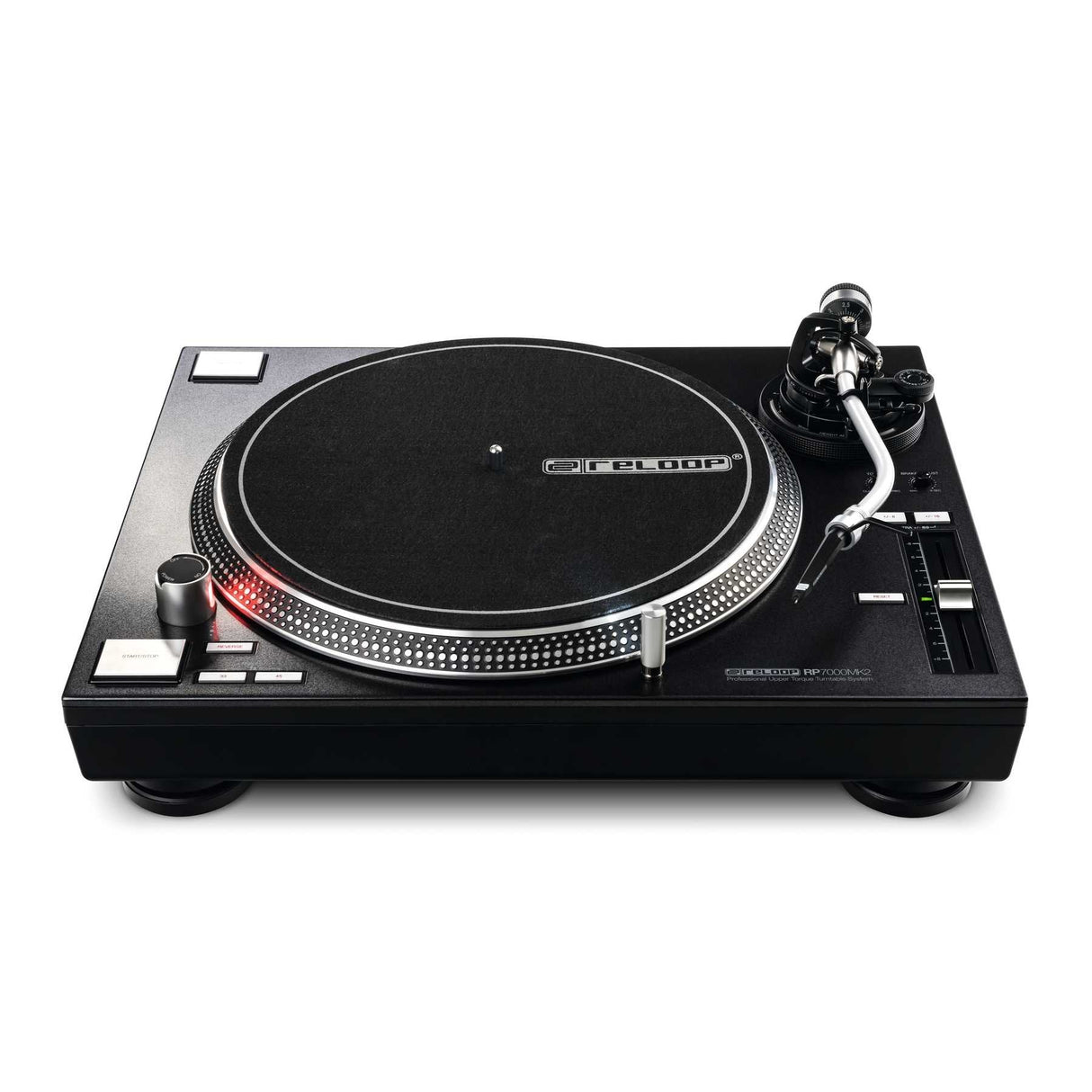 Tocadiscos Reloop Rp-7000 Mk2 - Plato Giratorio Para Dj, Negro