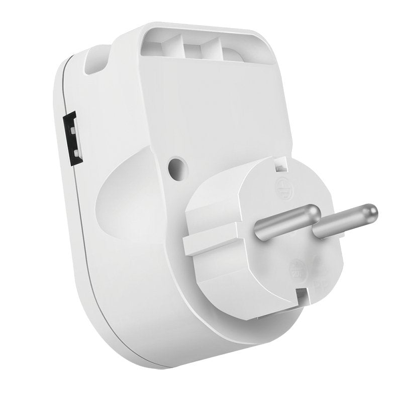 Cargador Usb-A Y Usb-C  2 Puert. 17w 2,4a  Blanco Schuco