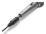 Hama Jam Star Microfono Dinamico - Cable 3m - 100hz - Jack 3.5mm - Cardioide - 600 Ohm - 170x52x52mm - Plata