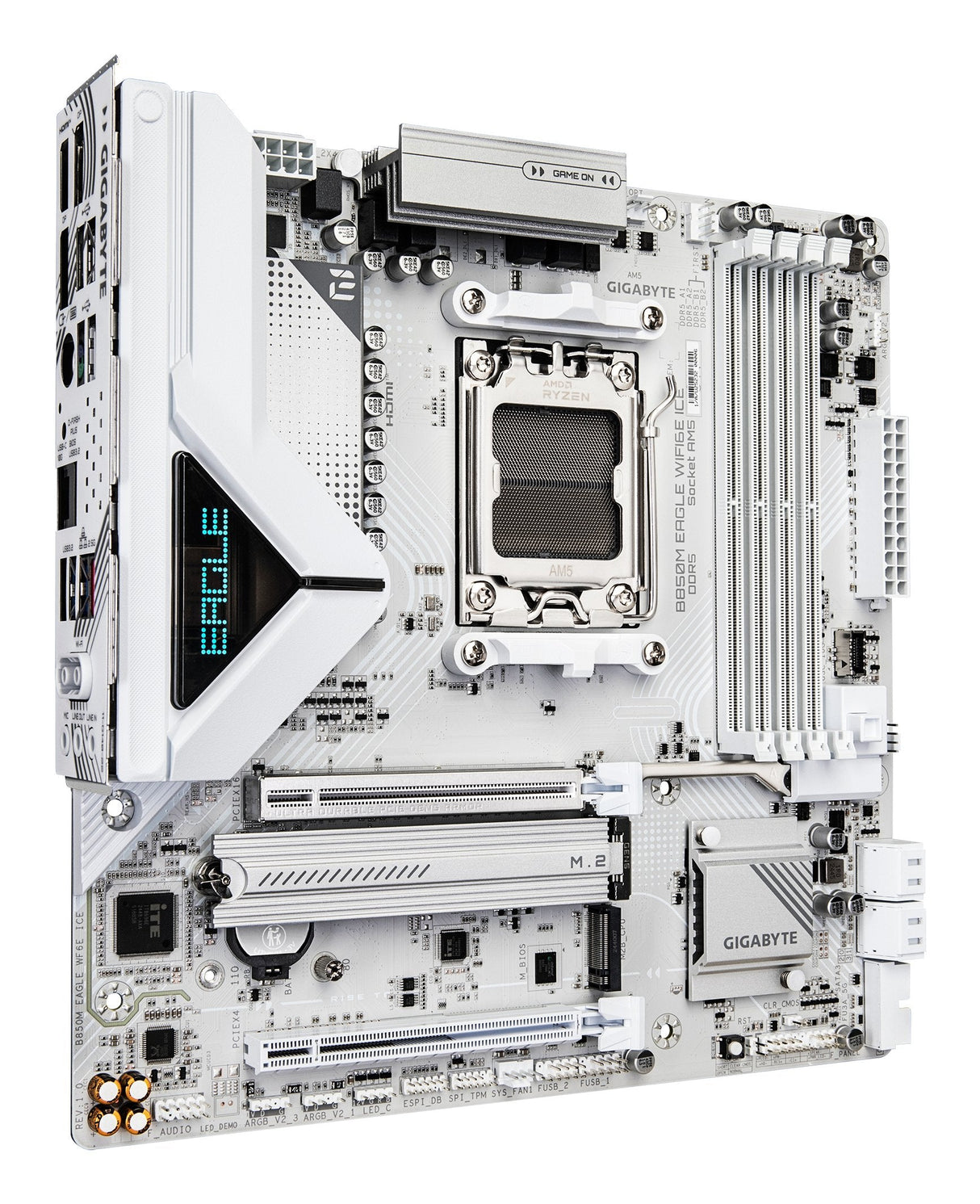 Gigabyte B850m Eagle Wf6e Ice Am5 1xhdmi 2xdp