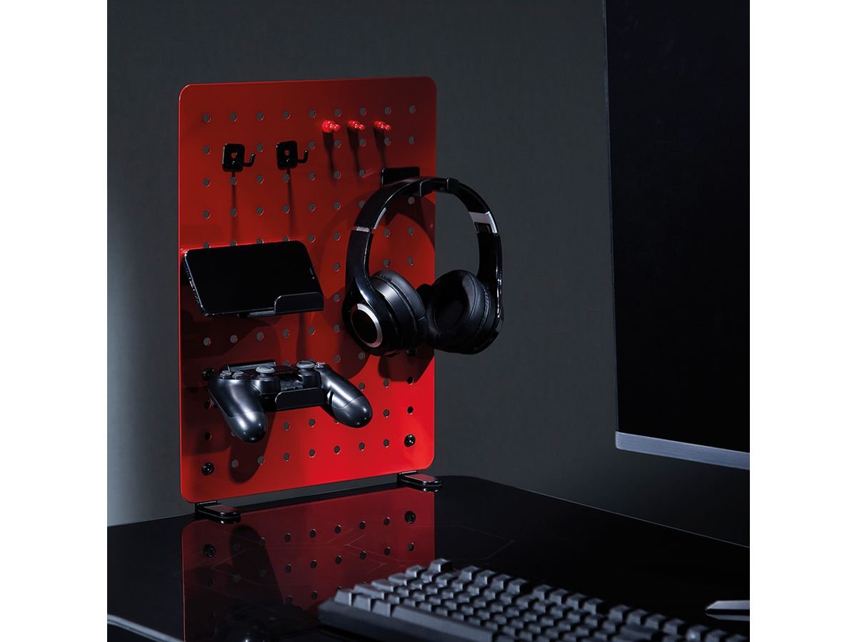 Stecktafel Fur Gamer Klemmhalterung Rojo