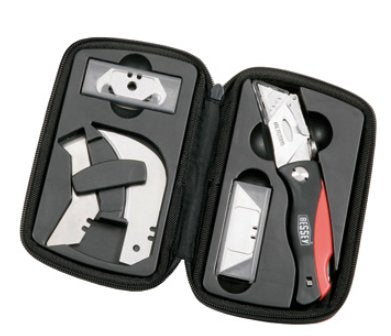 Bessey Dbkph-Set Cúter Cuchillo De Hoja Fija Negro, Rojo