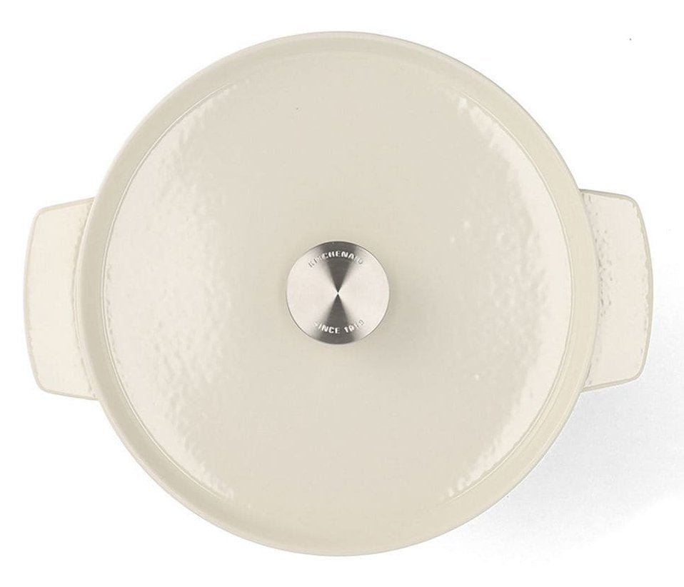 Kitchenaid Bräter Mit Deckel Gusseisen 26cm, Creme