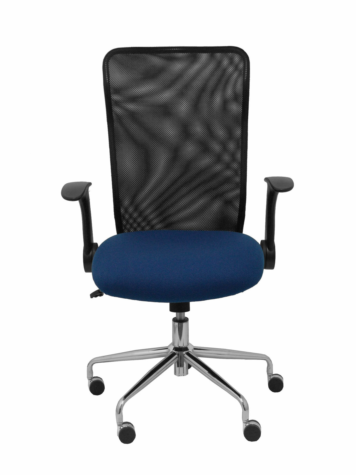 Silla Minaya Respaldo Malla Negro Asiento Bali Az