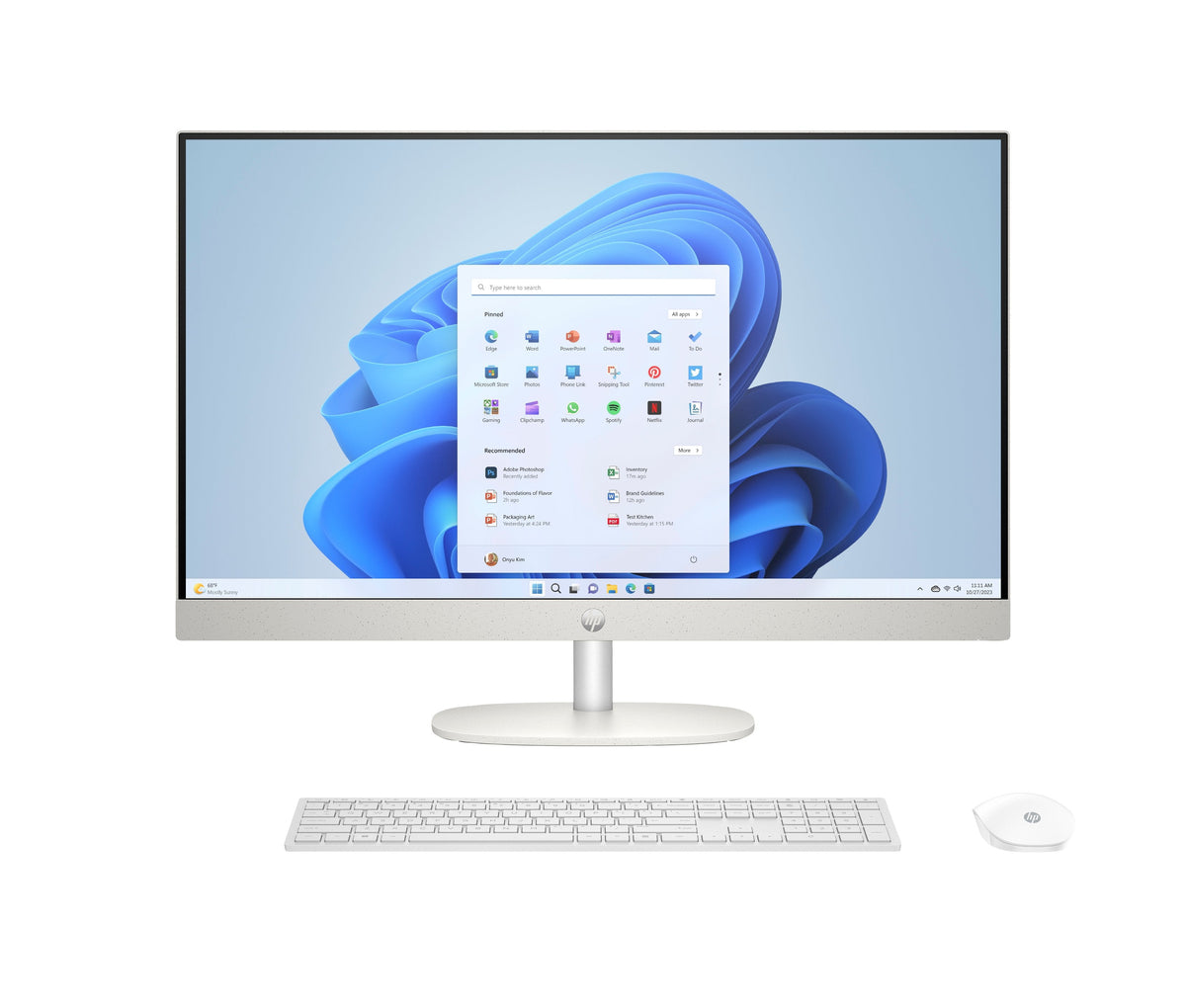 All-In-One Hp 27-Cr0133ns, Intel Core I5-1335u, 16gb, 1tb Ssd, 27", W11 - Blanco