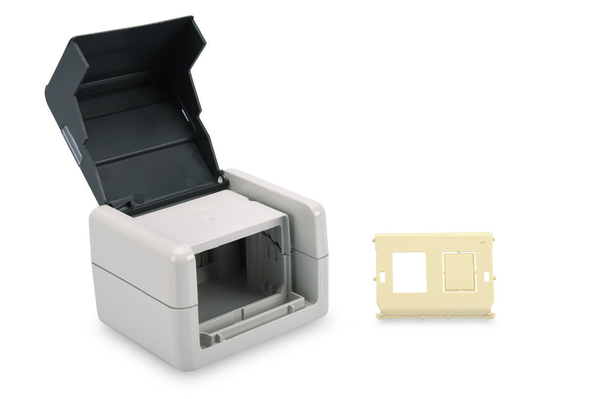 EAN 4016032464105 - Digitus DN-93844-OD-2 caja de tomacorriente RJ-45 Negro, Gris imagen 1