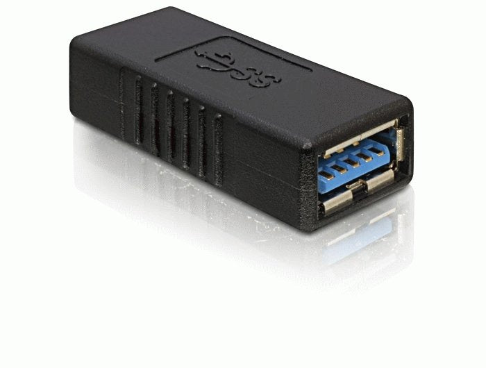 Delock Adaptador Usb 3.0 H/H Negro 65175