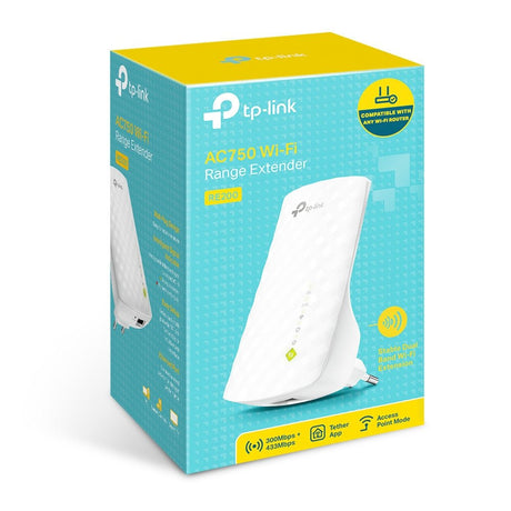 EAN 6935364071295 - TP-Link RE200 ampliador de red Repetidor de red Blanco 10, 100 Mbit/s imagen 4