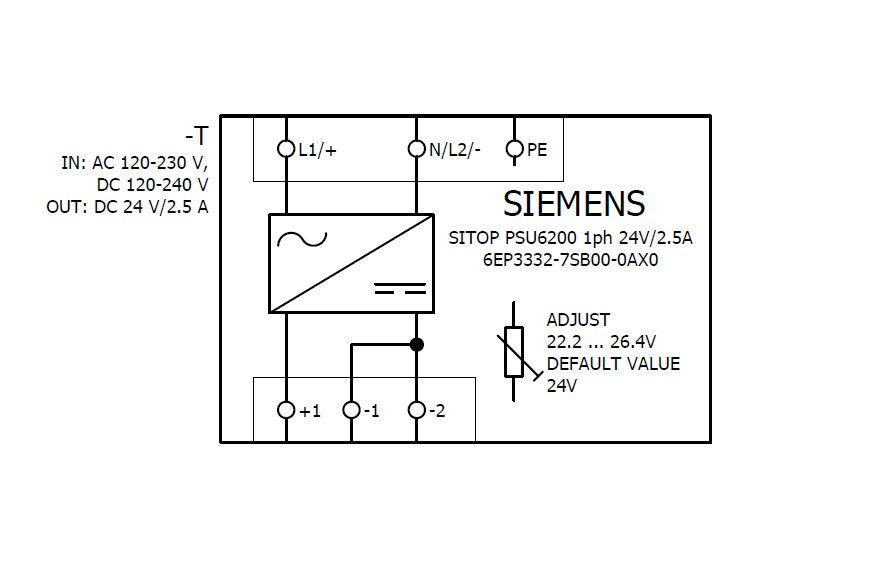 Siemens 6ep3332-7sb00-0ax0 Fuente De Alimentación Alimentación 2.5 A - Pc-/Server Fuente De Alimentación