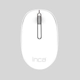 Inca Raton Iwm-241rb 1200 Dpi,Candy Design 3d Blanco, 2,4ghz
