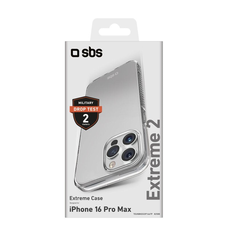 Sbs Extreme Funda X2 For Iphone 16 Pro Max, Transparente