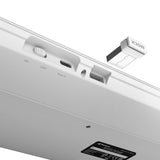 Sharkoon Officepal K30w, Teclado Blanco, Desaprobación, Scratch Ddomes 4044951042340