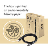 Club 3d Cable Alargo Displayport 1.4 Hbr3 8k60hz 2m