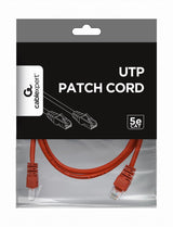 Gembird Cable De Red Utp Cat5e 2m Rojo