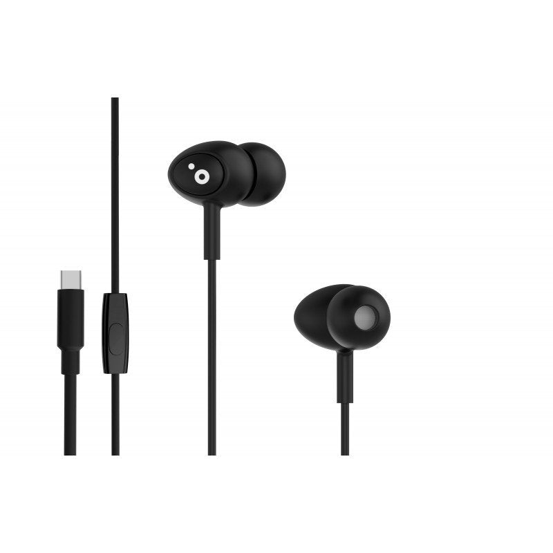 Auriculares Intrauditivos Sunstech Beatc Con Micrófono Usb Tipo-C Negros