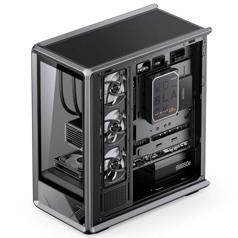 Jonsbo D401 Pc-Gehäuse, Midi Tower, Atx, Tempered Glass - Schwarz