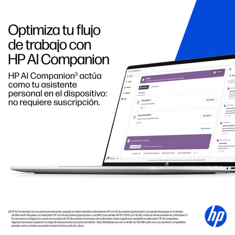 EAN 821844742624 - HP OmniBook 5 Laptop Next Gen AI 14-he0001nsx Copilot+ PC Snapdragon X1-26-100 Portátil 35,6 cm (14") 2K 1 imagen 8