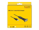Delock Adaptador Usb 2.0 Typ-A A 1 X Seriell Rs-232 D-Sub 9 Pin Macho