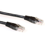 Act Zwarte 1 Meter Utp Cat6 Cable De Red Met Rj45 Connectoren