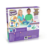 Spin Master Kinetic Sand - Sandbox Set Azul, Arena De Juego 454 Gramos De Arena