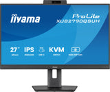 Iiyama Prolite Xub2790qsuh-B2 (68.5 Cm (27 Zoll), Negro (Matt), Qhd, Ips, Hdmi, Dp, Usb-C, Usb-Hub, Webcam, 100hz Panel) Xub2790qsuh-B2