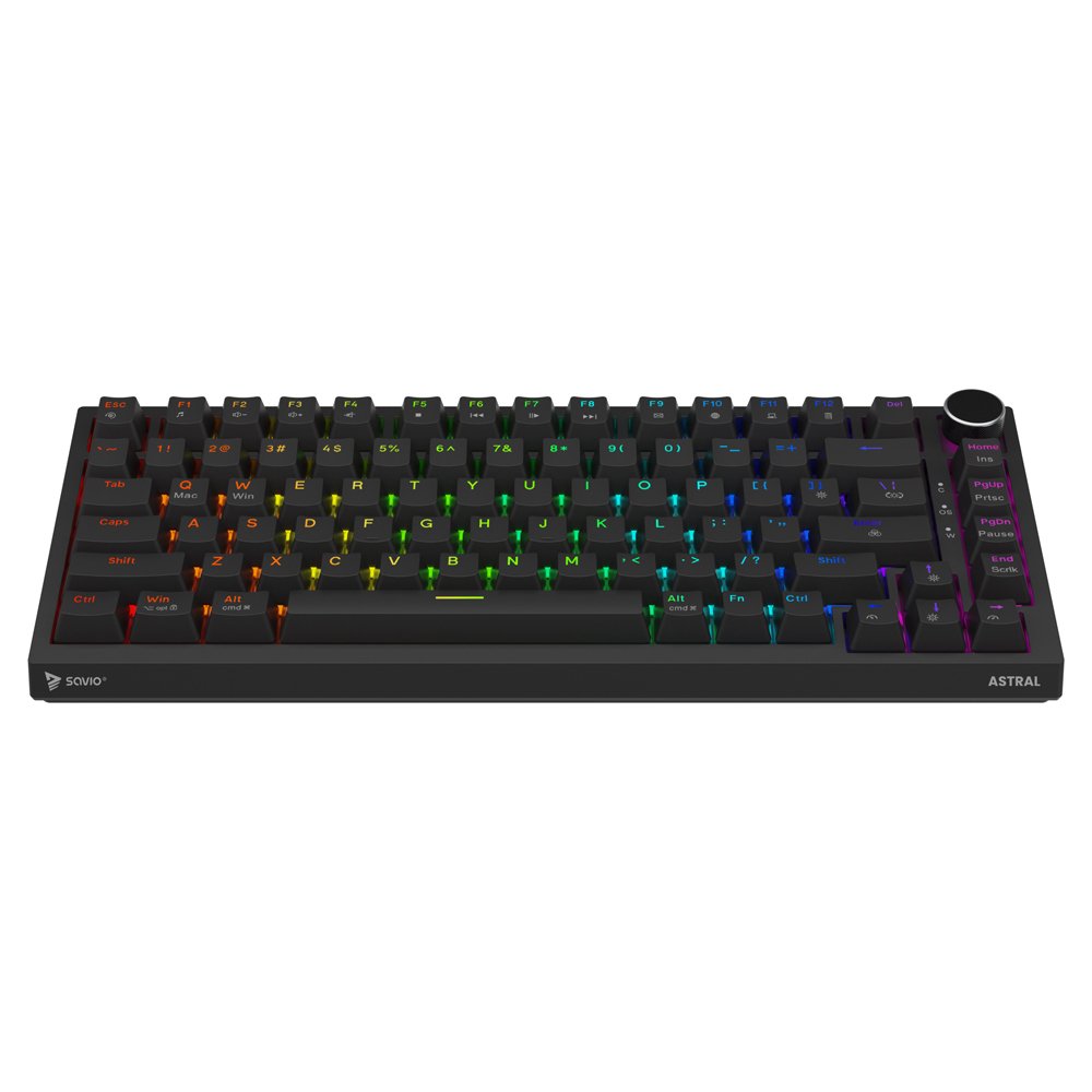 EAN 5905106070146 - Savio ASTRAL BLACK JADE teclado Juego USB QWERTY Internacional de EE.UU. Negro imagen 4