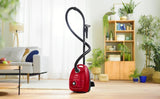 Aspirador Serie De Hogar De Bosch  4 Bgd38rd1h De Bidón Rojo