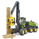 Cosechadora Brother John Deere 1270g,  (Verde/Negro, Incl. Tronco De Árbol)
