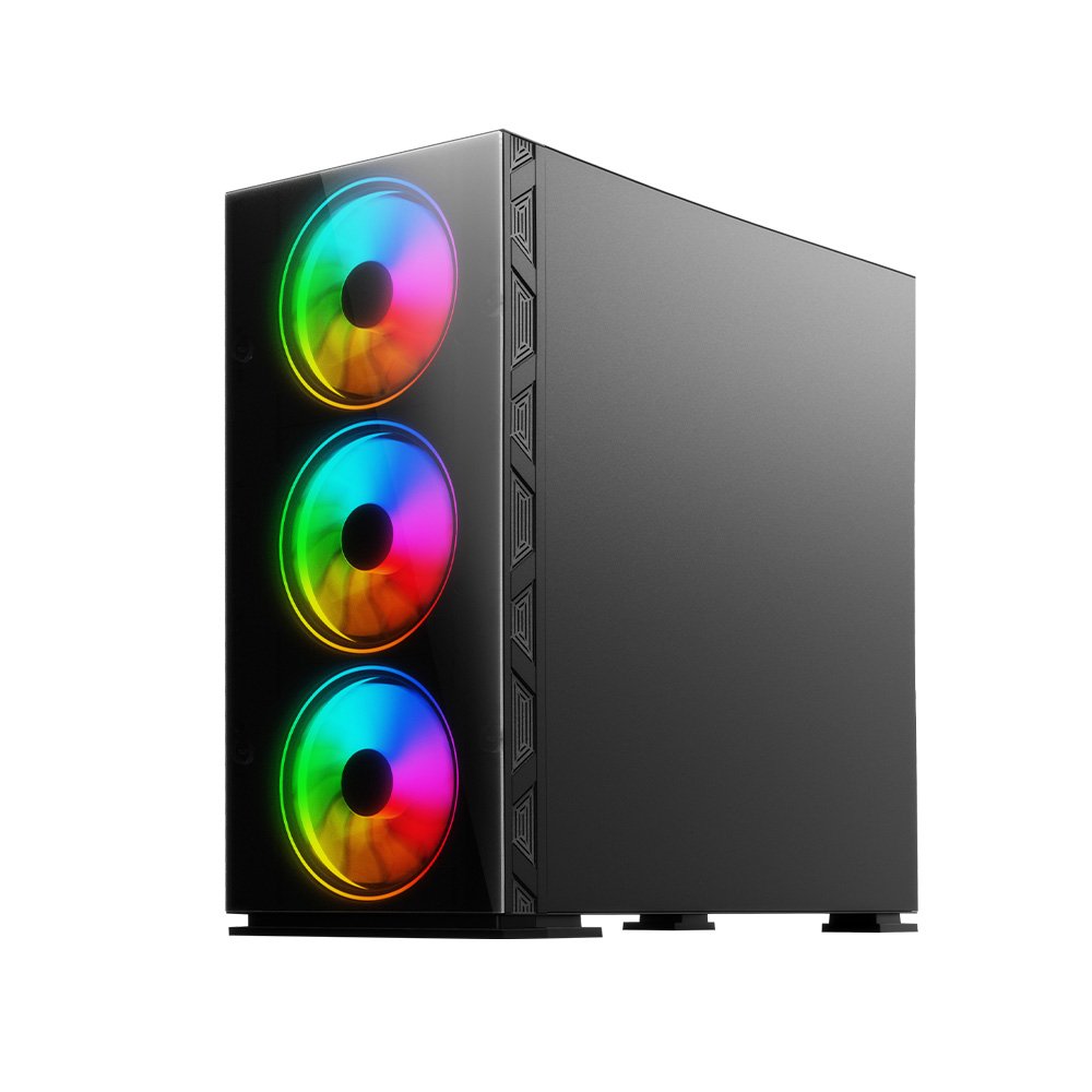 Caja Pc Savio Prime X1 Argb Glass Black