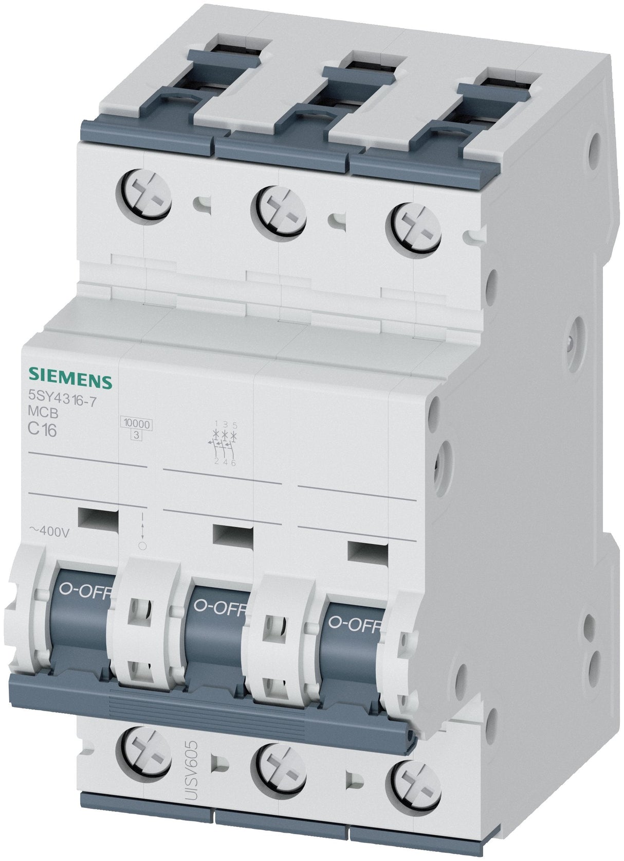 Siemens Automat C 16a 5sy43167 400v 10ka 3p